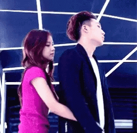 Man And Woman Standing Together GIF