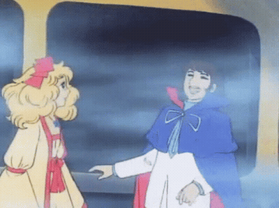 Man And Woman Standing Together Cartoon GIF