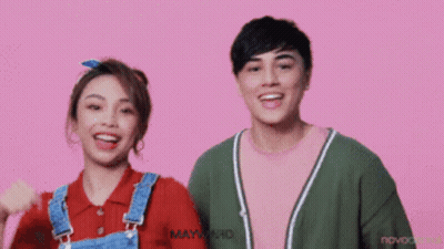 Man And Woman Standing Together Man In Overalls GIF