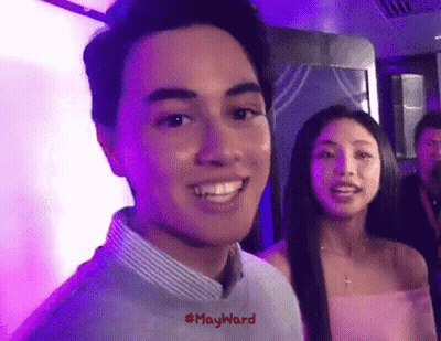 Man And Woman Standing Together Man Smiling GIF