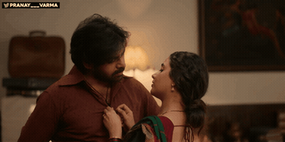 Man And Woman Standing Together Pranay Varma GIF