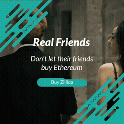Man And Woman Standing Together Saying Real Friends GIF