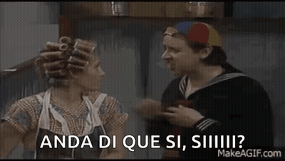 Man And Woman Standing Together Woman In Curlers GIF