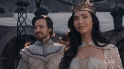 Man And Woman Standing Together, Woman With Crown GIF