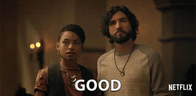 Man And Woman Standing With Good GIF