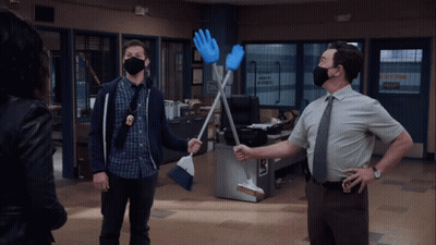 Man And Woman Standing With Noooooo GIF