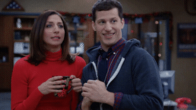 Man And Woman Standing With Word Nothing GIF