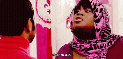 Man And Woman Standing Woman In Leopard Print Scarf GIF