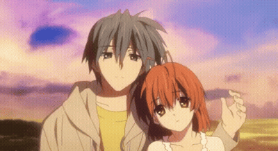 Man And Woman Sunset GIF