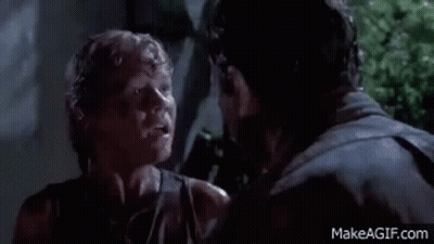Man And Woman Talking GIF