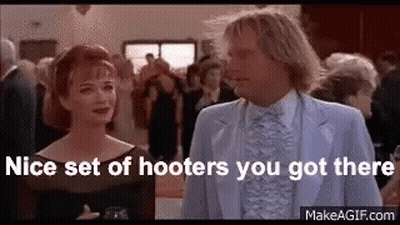 Man And Woman Talking At Party GIF
