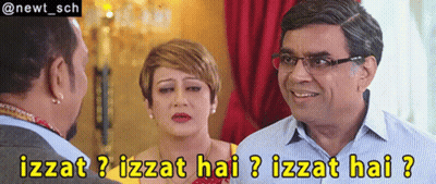Man And Woman Talking Izzat Hai GIF