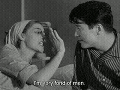 Man And Woman Talking, Man Fond Of Men GIF
