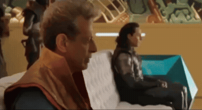 Man And Woman Talking On Couch GIF