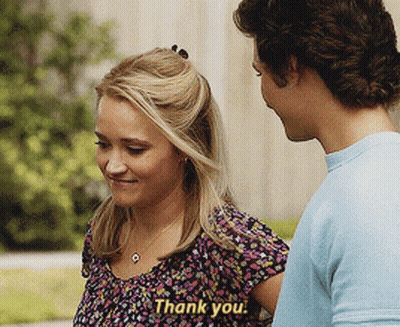 Man And Woman Talking Woman Says Thank You GIF