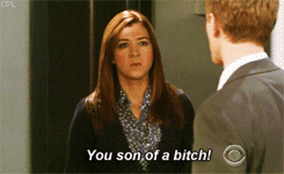 Man And Woman Talking Woman Says You Son Of A Bitch GIF