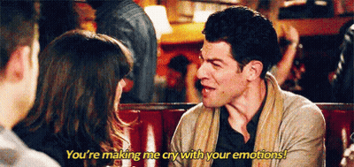 Man And Woman Talking You're Making Me Cry GIF