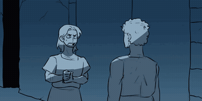 Man And Woman The Odds Can Be Tilted GIF