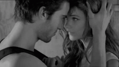 Man And Woman Touching Foreheads GIF
