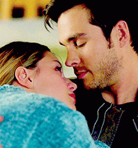 Man And Woman Touching Noses GIF