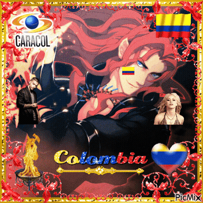 Man And Woman With Colombia GIF