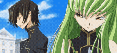 Man And Woman With Green Hair GIF