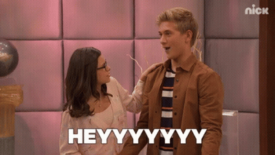 Man And Woman With Heyyyyyy GIF