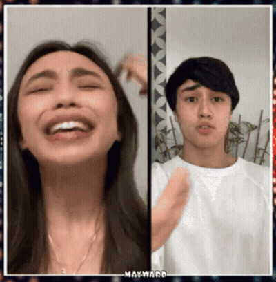 Man And Woman With Mayward GIF