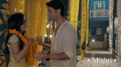 Man And Woman With Mishti GIF