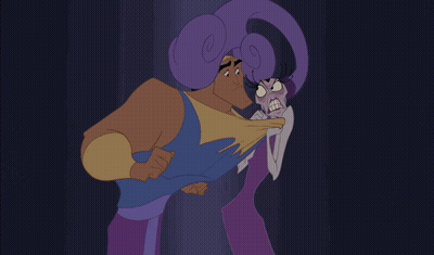 Man And Woman With Purple Face GIF