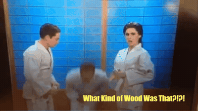 Man And Woman With What Kind Of Wood GIF