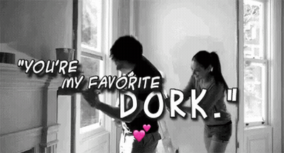 Man And Woman With You're My Favorite Dork GIF