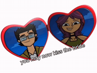 Man And Woman You May Now Kiss The Bride GIF