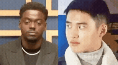 Man And Young Man Faces GIF