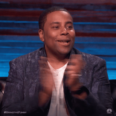 Man Applauding During NBC Bringthefunny