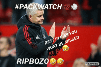 Man Applauding In Black And Red Adidas Jacket GIF