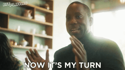 Man Applauding Now It's My Turn GIF