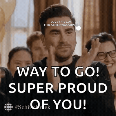 Man Applauding Saying Way To Go Super Proud Of You GIF