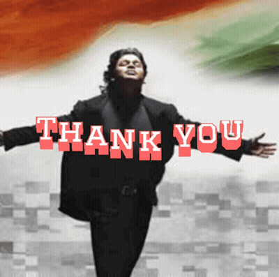 Man Arms Outstretched Thank You Sign GIF