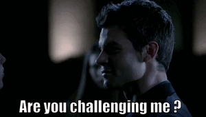 Man Asking Another Man If He Is Challenging Him GIF