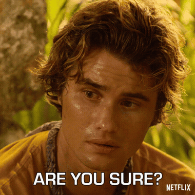 Man Asking Are You Sure GIF