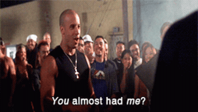 Man Asking Crowd You Almost Had Me GIF