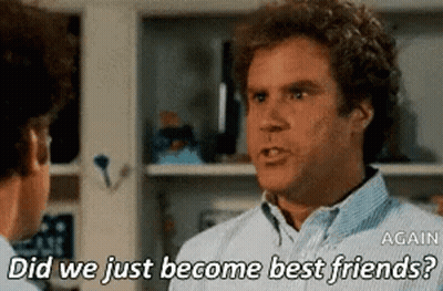 Man Asking Did We Just Become Best Friends GIF