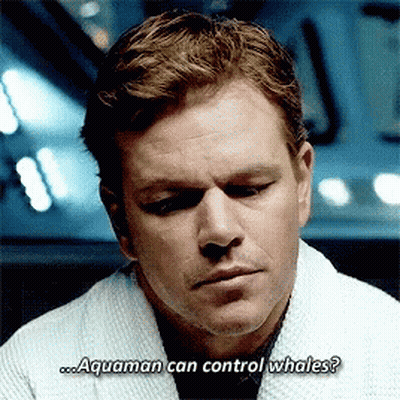 Man Asking If Aquaman Controls Whales GIF