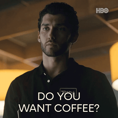 Man Asking If Someone Wants Coffee GIF