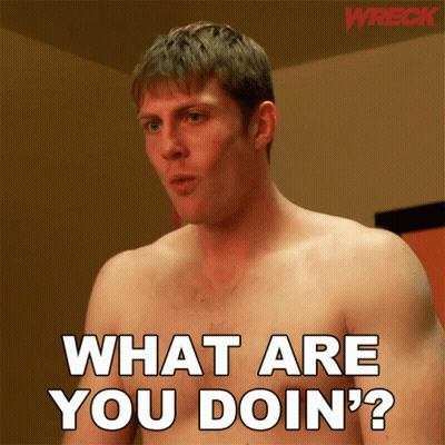 Man Asking What Are You Doing GIF