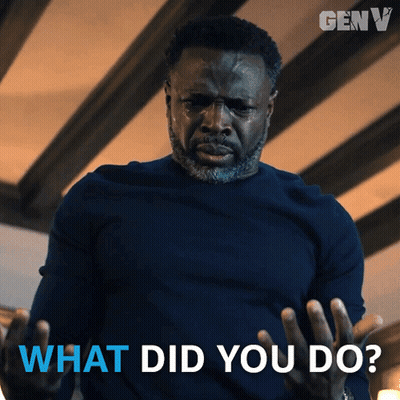 Man Asking What Did You Do GIF