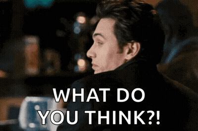 Man Asking What Do You Think GIF