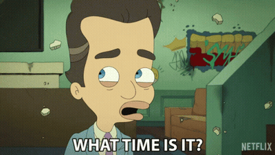 Man Asking What Time Is It On Netflix GIF