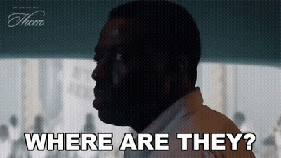 Man Asking Where Are They Looking Out Window GIF